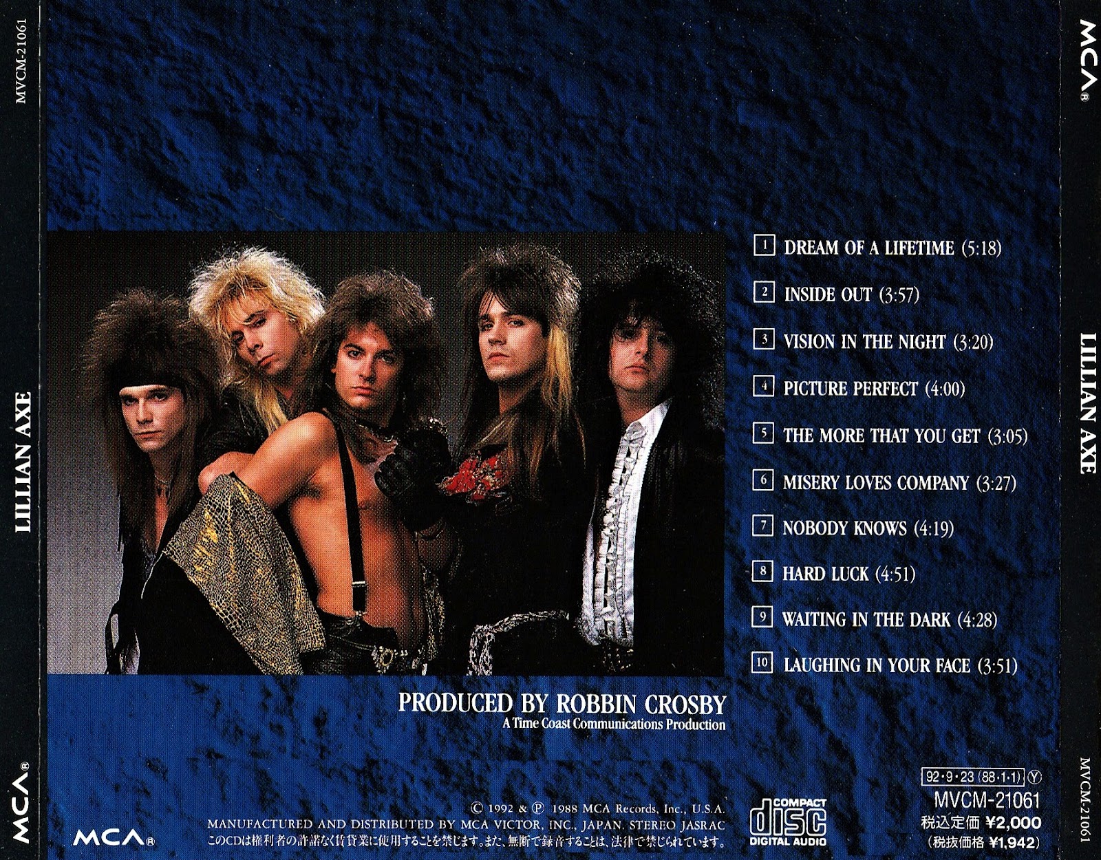 AOR Night Drive Lillian Axe Lillian Axe (1988)